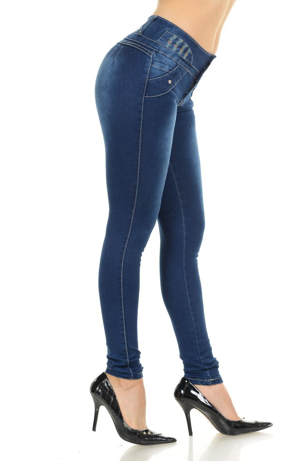 M.Michel Women's Jeans Colombian Design, Butt Lift, Levanta Cola, Push ...