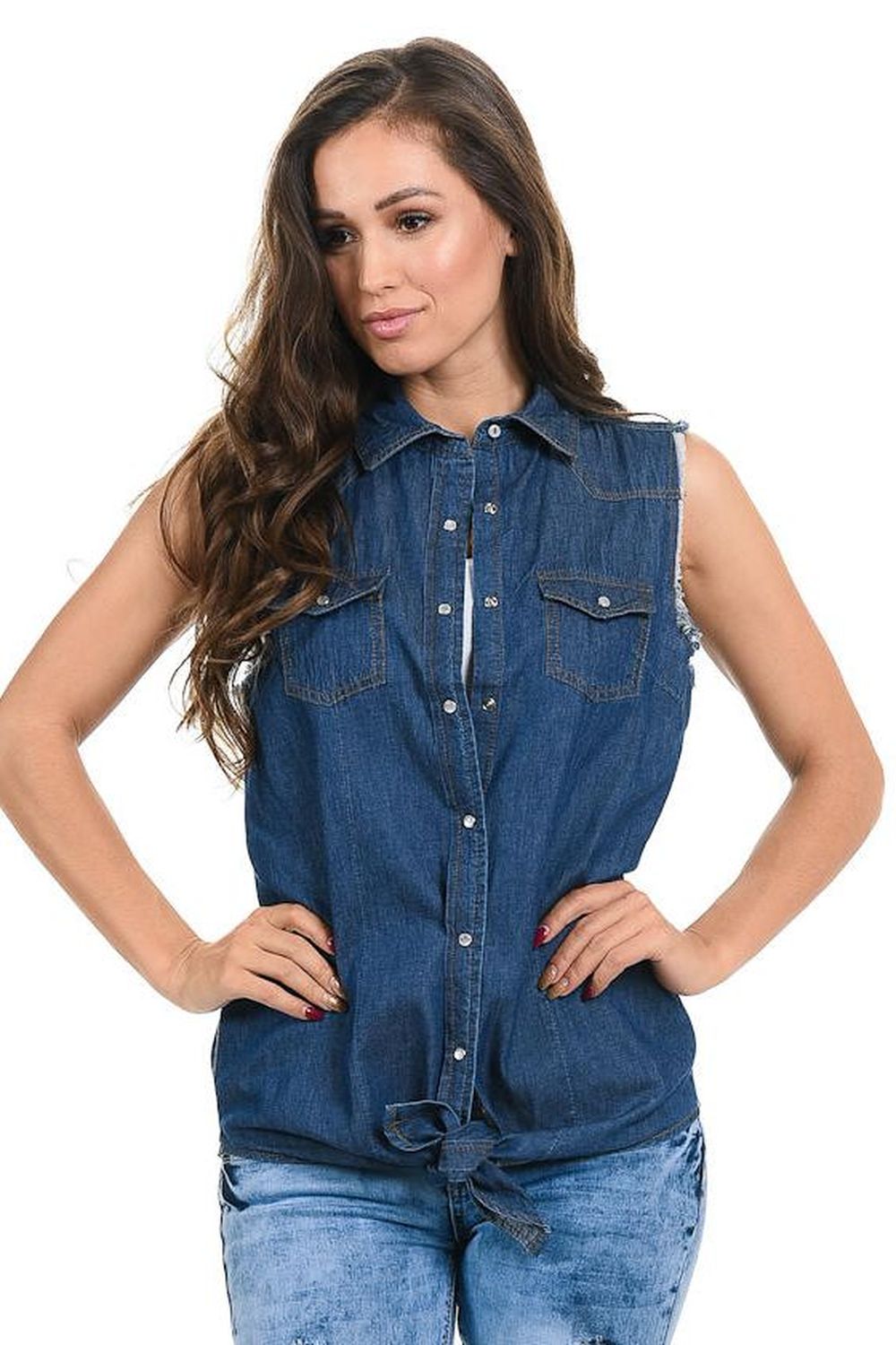 denim blouse uk