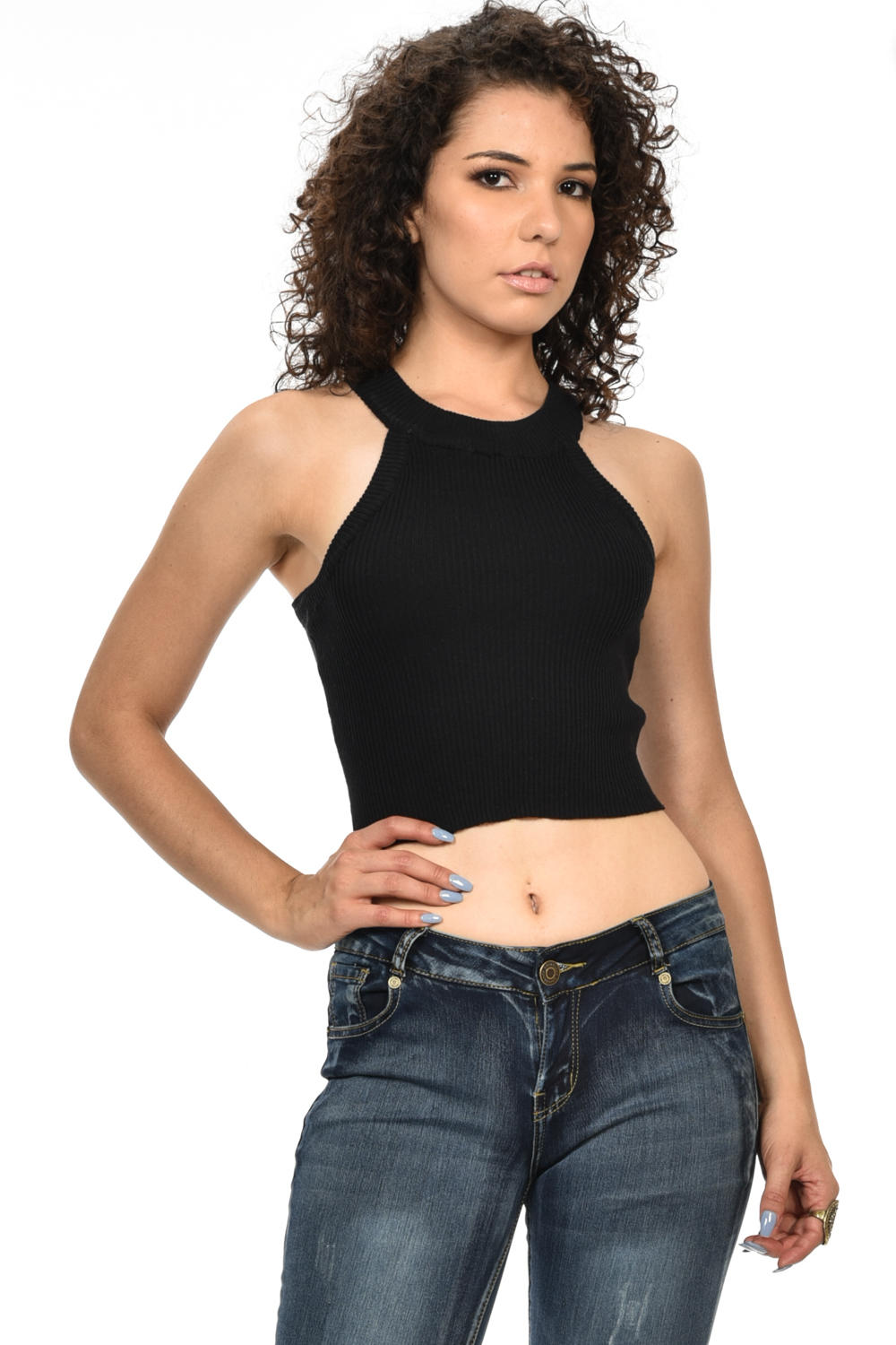 Sweet Look Women's Top Style D27 poshgirls.co.uk